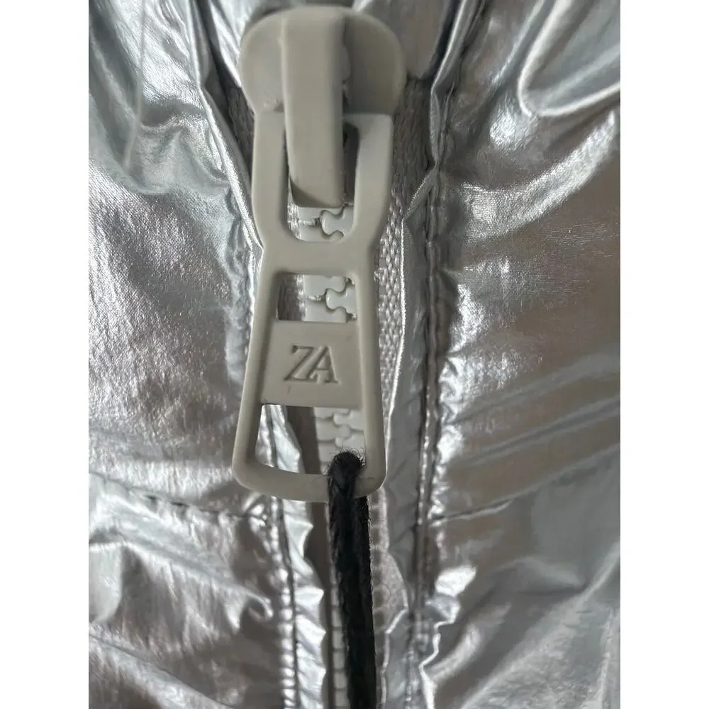 Zara silver vest girls size 14 new nwt